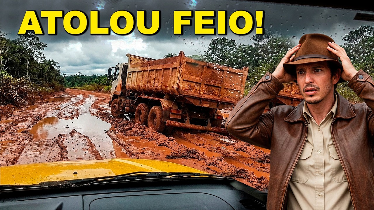 CAMINHÃO ATOLOADO😳 SERÁ QUE RICARDINHO CONSEGUIU PASSAR?