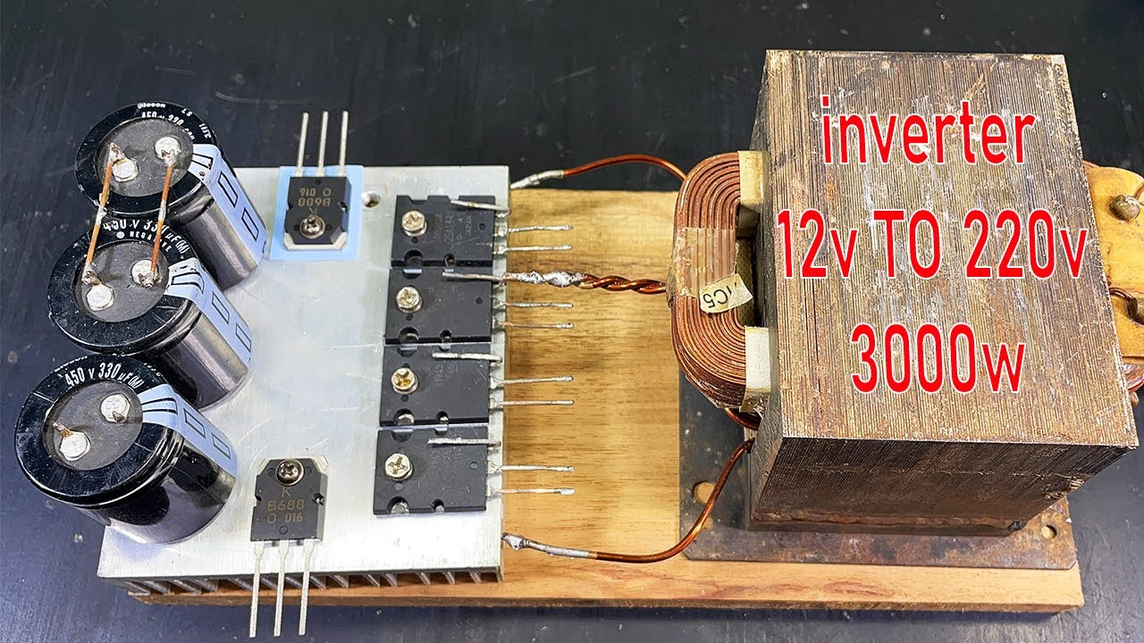 inverter 3000w 12v to 220v top 4video