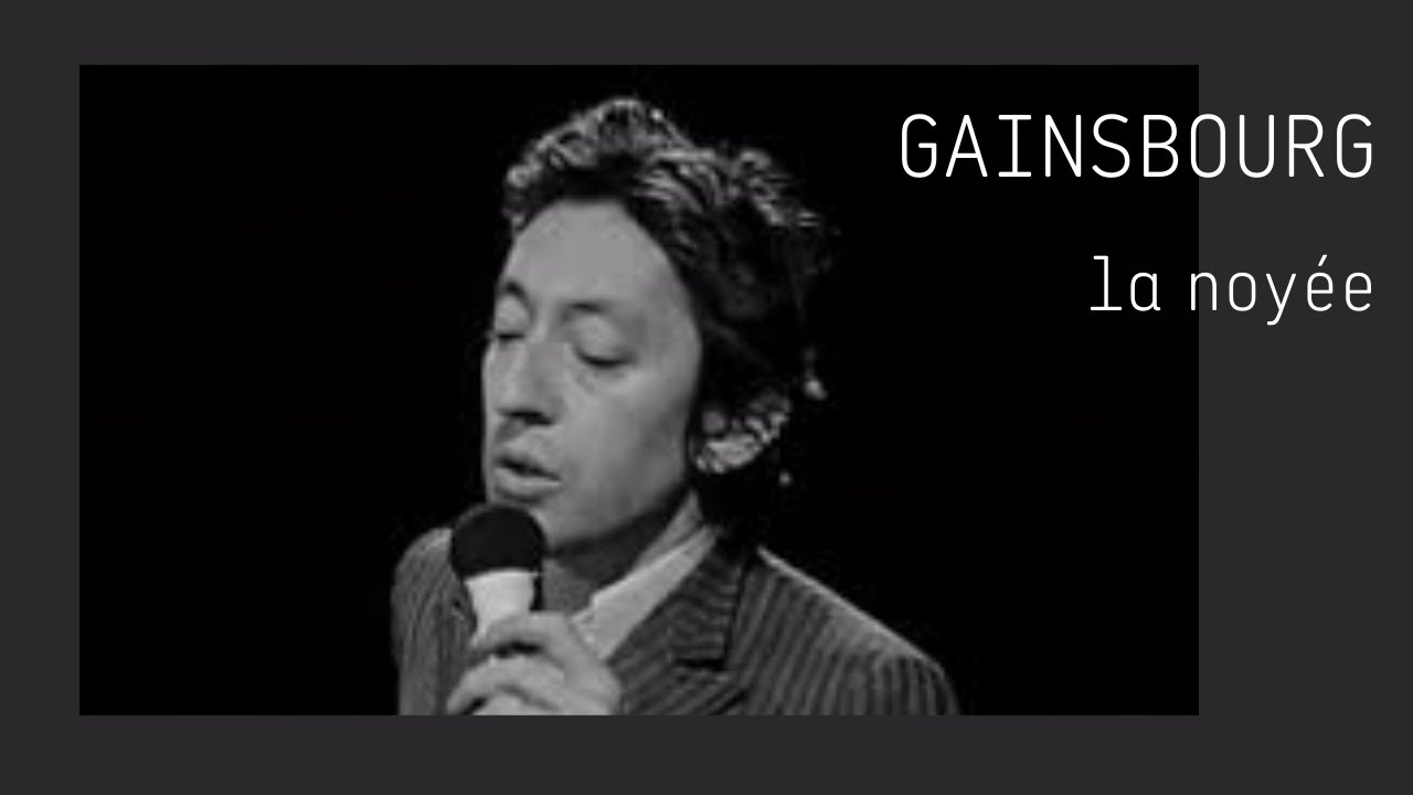 Serge Gainsbourg - La Noyée - Piano Solo