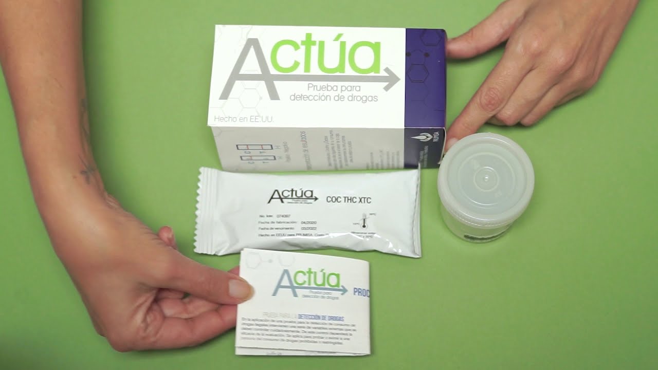 Como hacer una prueba de drogas con Act&uacute;a