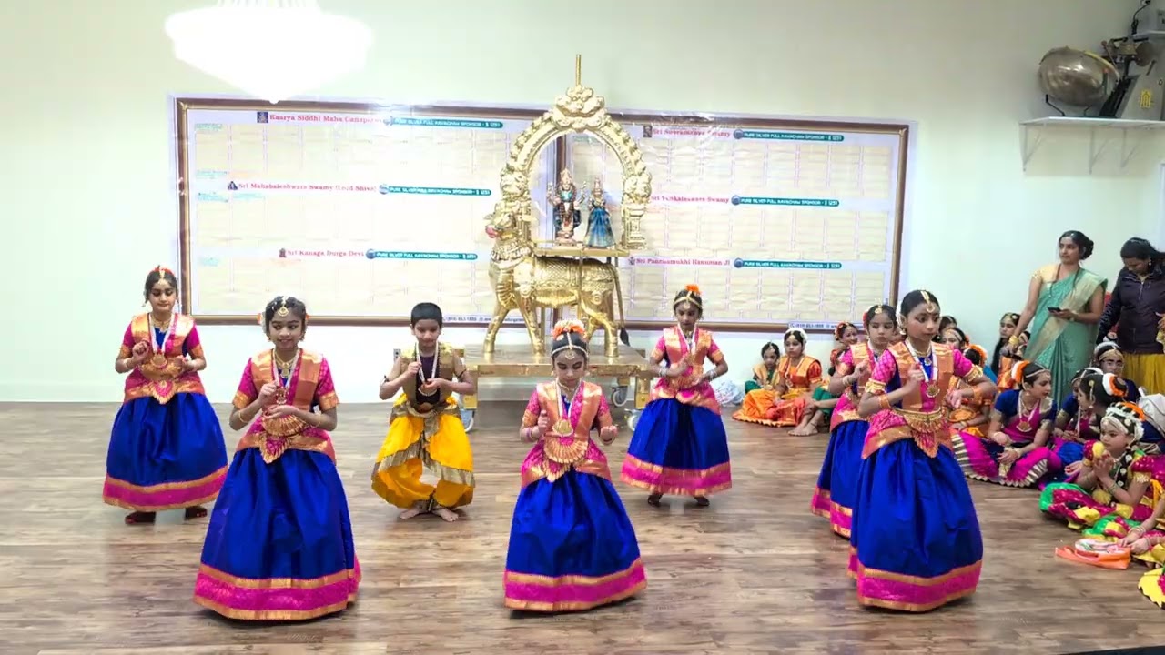 Anjali dance performance at Shiva Durga Temple Cumming GA 