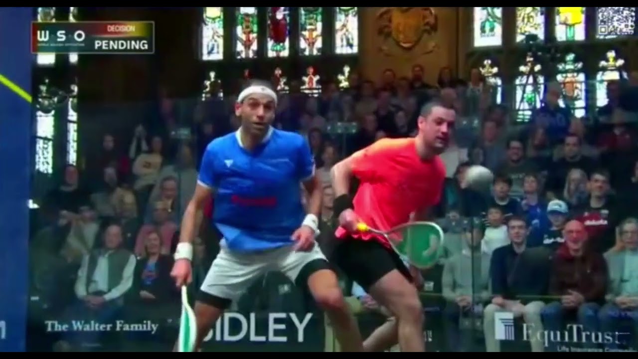 EL SHORBAGY STOLE THE MATCH.