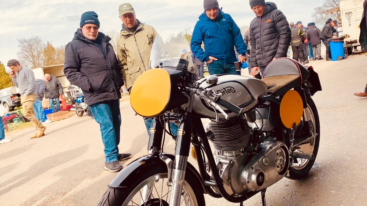 ARDINGLY MOTORCYCLE Autojumble BUY A SPRING PROJECT BIKE & find ALL those Extra Parts & Tools Needed
