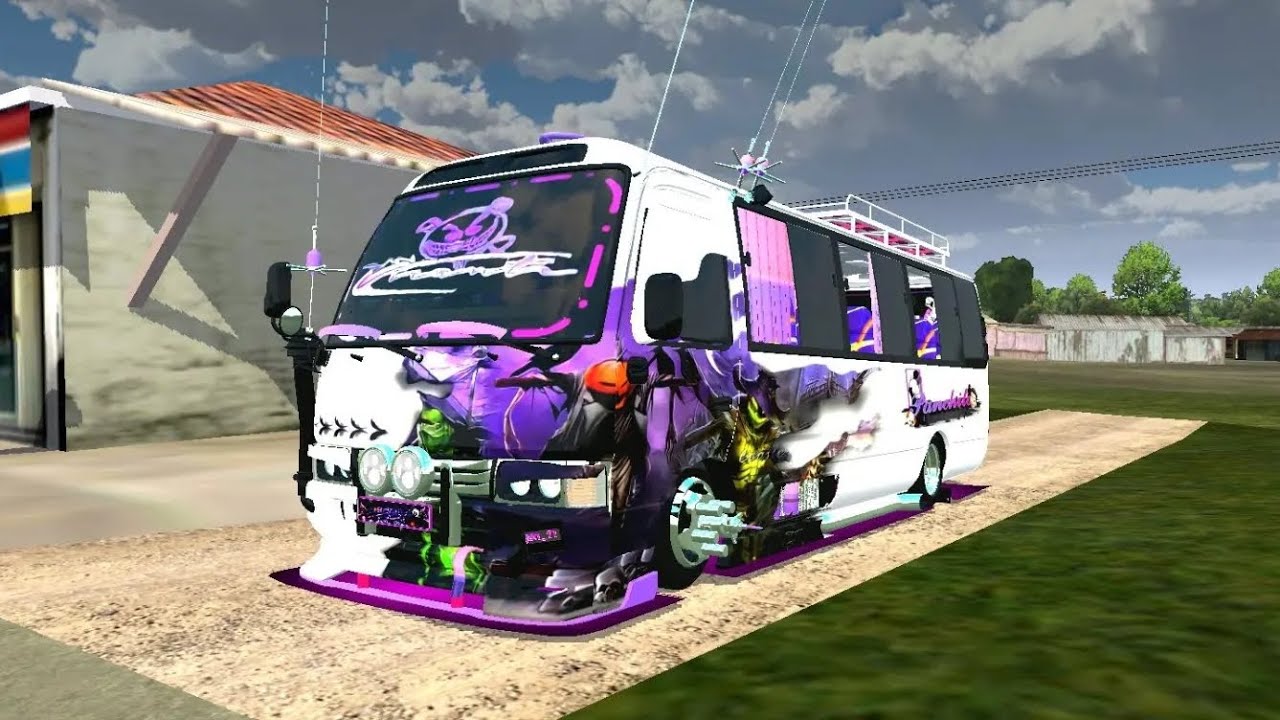 🏌🏻‍♂️🔥Toyota Coaster Skin Personalizada y Mod ( Bus Simulator Indonesia )