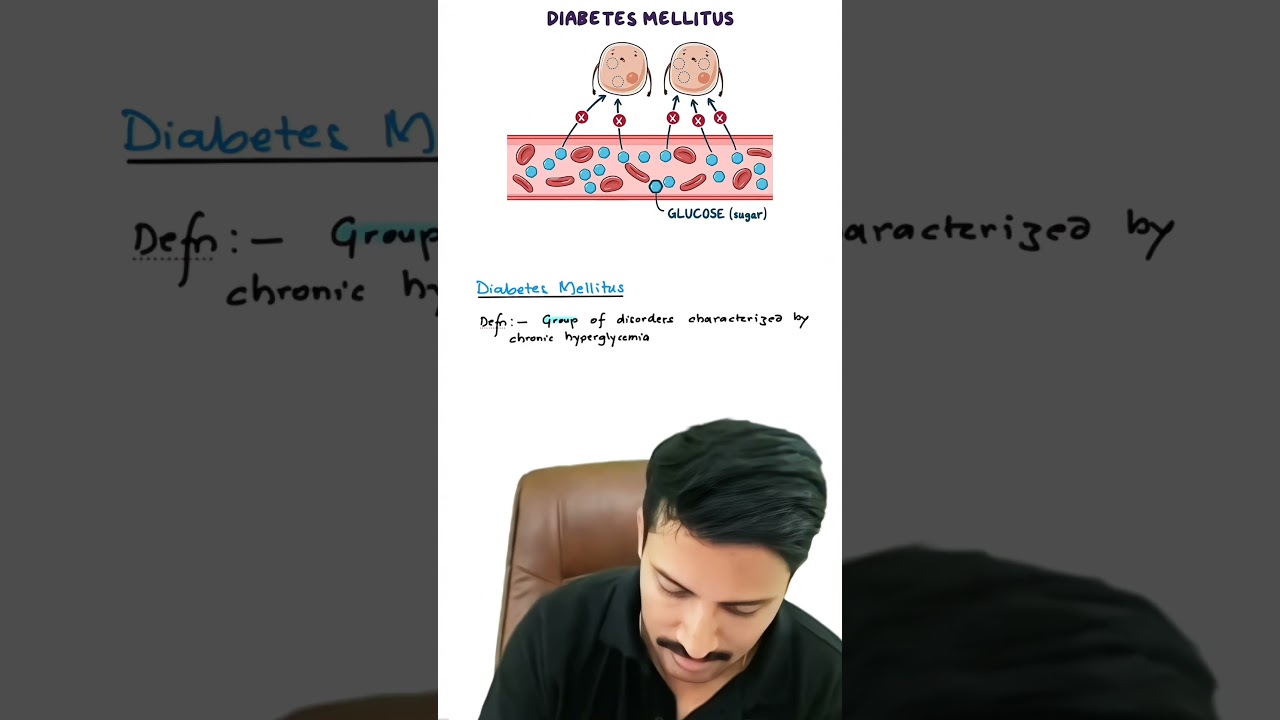 What is diabetic mellitus.#pw #medical #physicswallah #mbbs #neetpreparation #meded #class10 #clas12