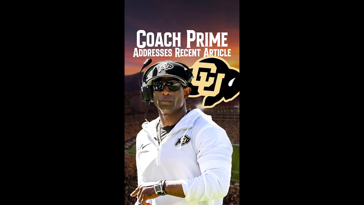 Coach Prime Addresses Some Recent Topics