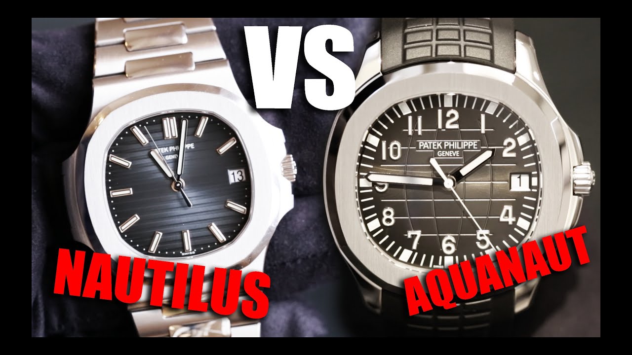 Patek Philippe — Nautilus против Aquanaut
