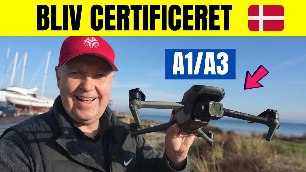 Vil du flyve med droner i Danmark?  ✅  BLIV CERTIFICERET DRONEPILOT  ✅