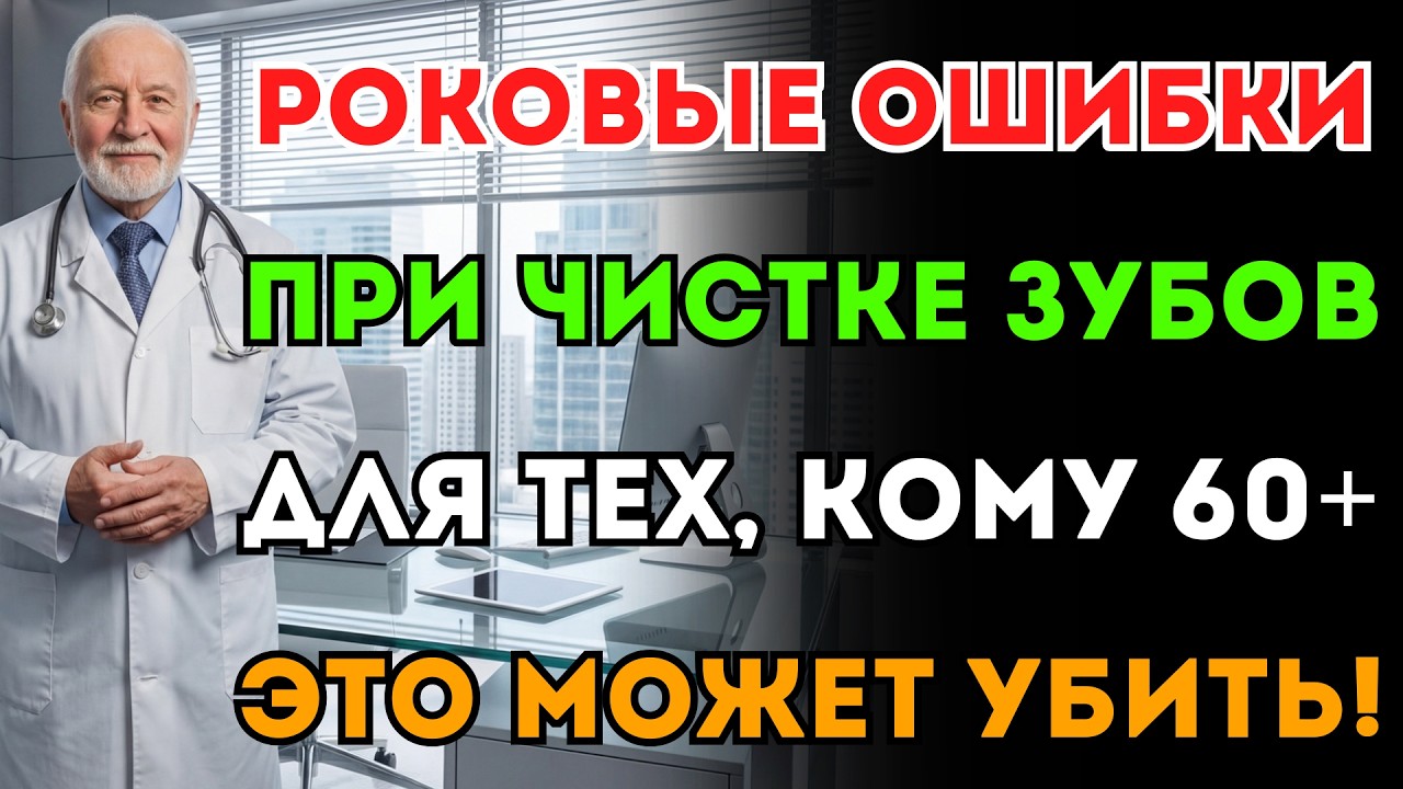 Никогда не чистите зубы так после 60! Эти ошибки ухода за ртом реально сокращают жизнь