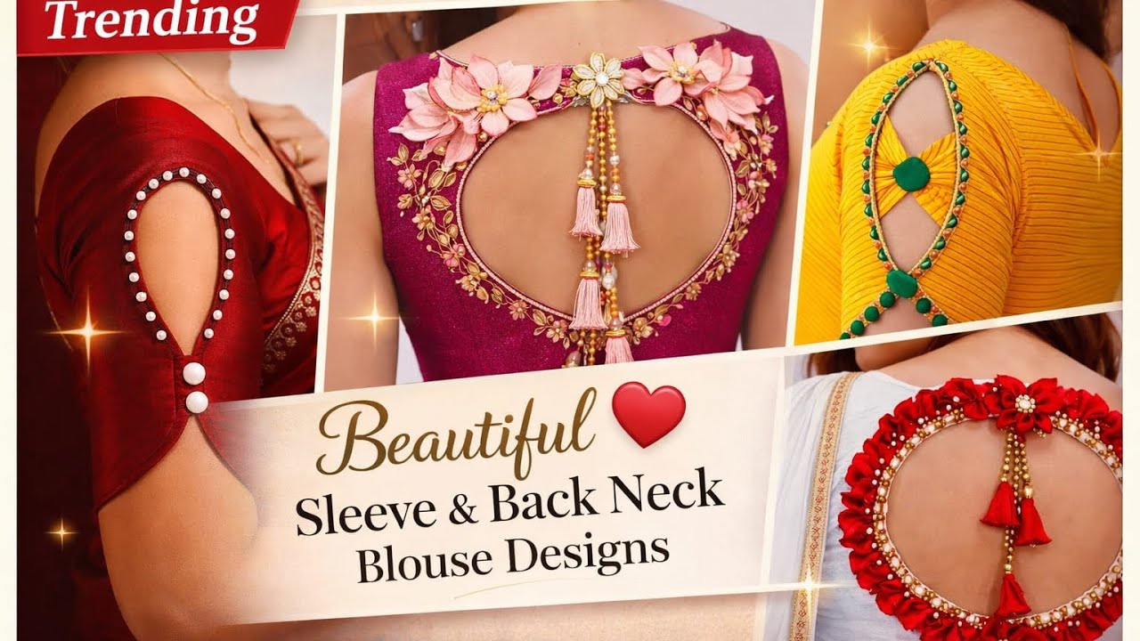 💥Paithani blouse back neck designs/latest blouse designs images/designer blouse