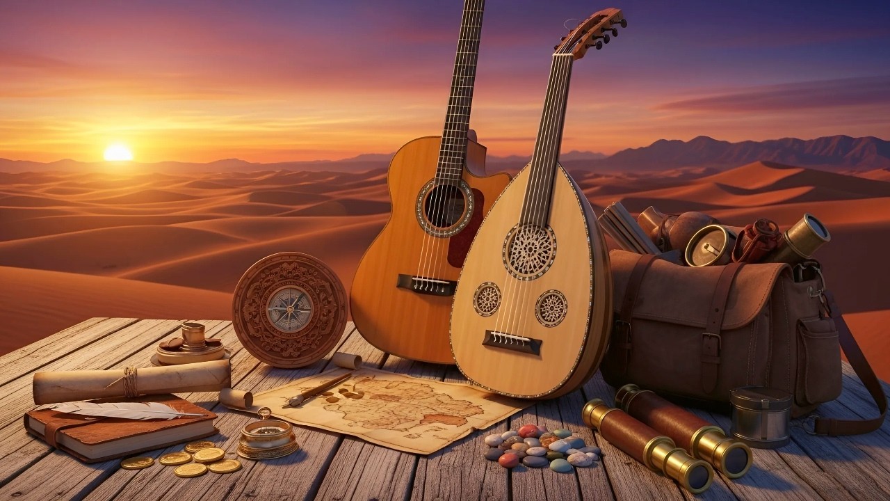 Arabic Ambient Music for Deep Sleep 🕊️ Peaceful Middle Eastern Instrumentals (3 Hours)
