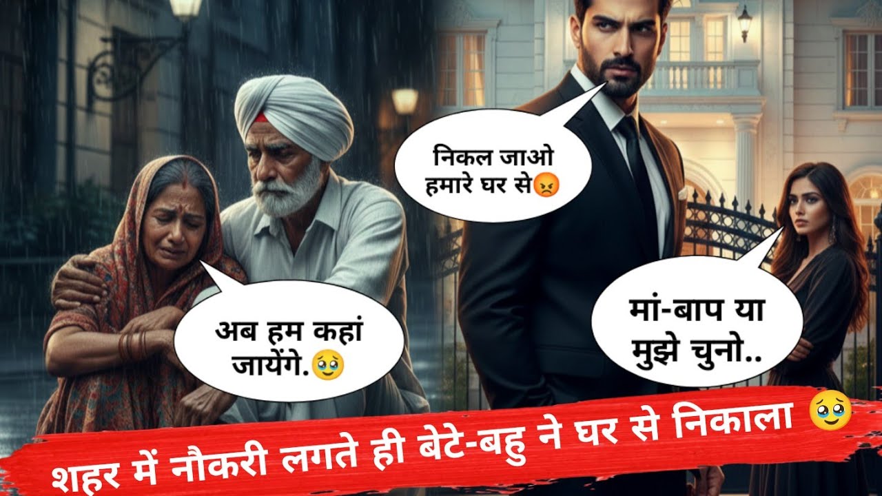 जिस बेटे को सब्जियां बेचकर पढ़ाया, उसी ने आज घर से धक्के मारकर निकाला।