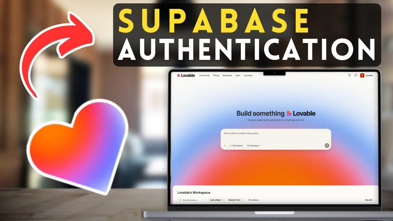 How to Add Authentication with Supabase in Lovable | Lovable Tutorial (2025)