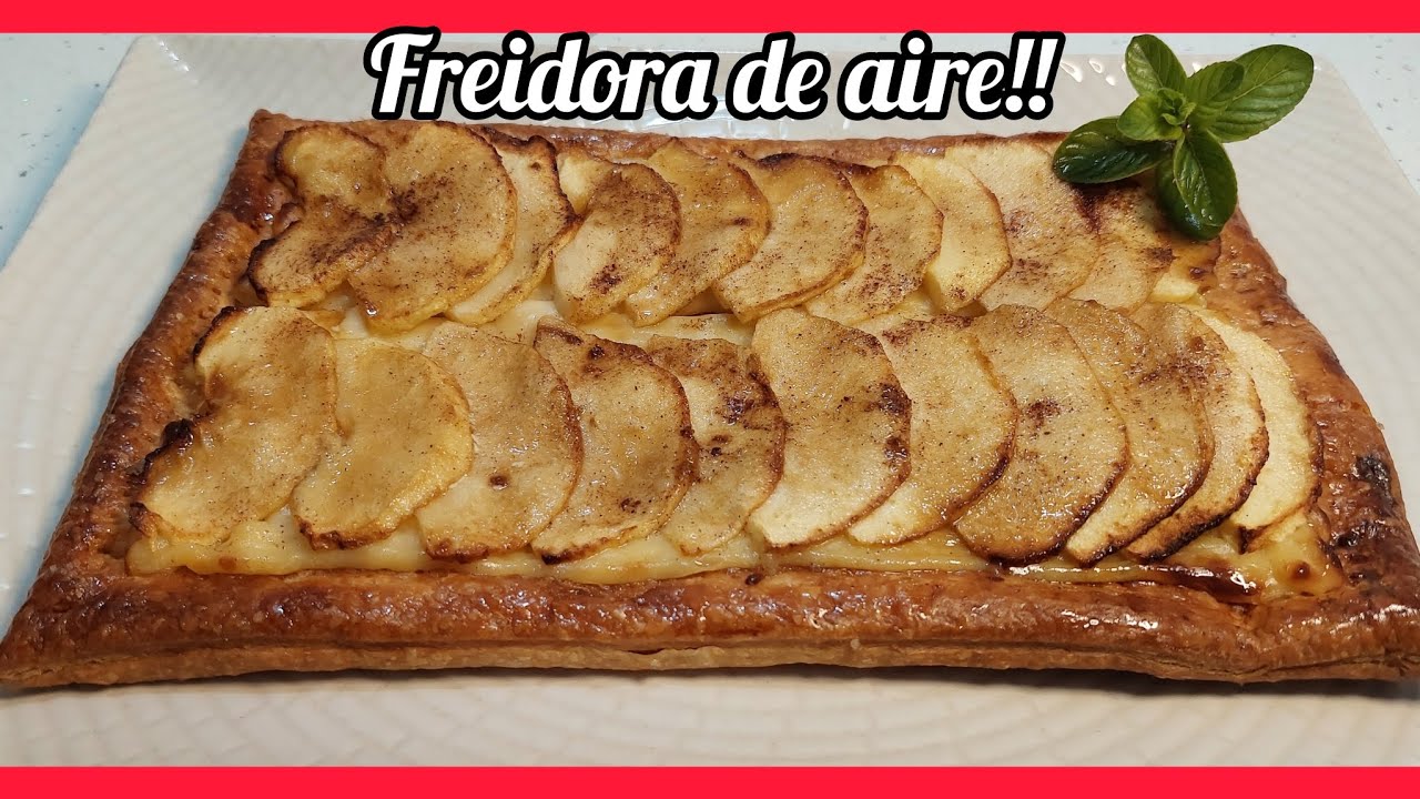 TARTA DE MANZANA 🍏 🍎 EN FREIDORA DE AIRE/ CECOFRY DUAL #freidoradeaire #cecotec #cecofry