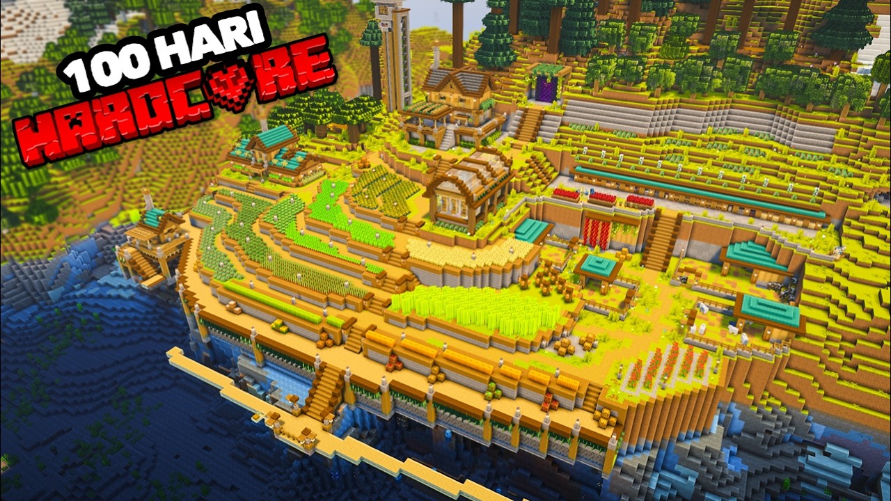 100 Hari Minecraft Hardcore Farmer Only #100hariminecraft #minecraft