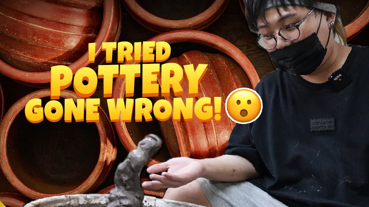 Tahanan Pottery Experience. BAWAL TUMAWA! 🤣 | JinHo Bae