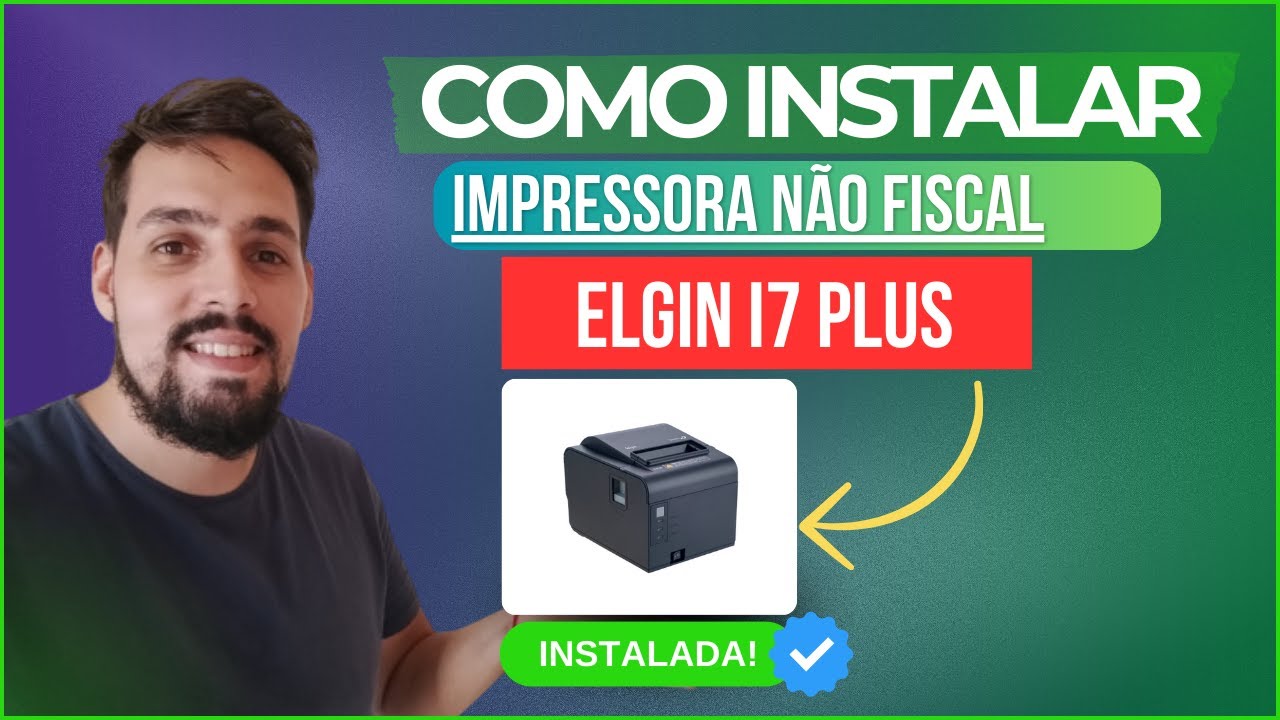 COMO INSTALAR IMPRESSORA I7 PLUS