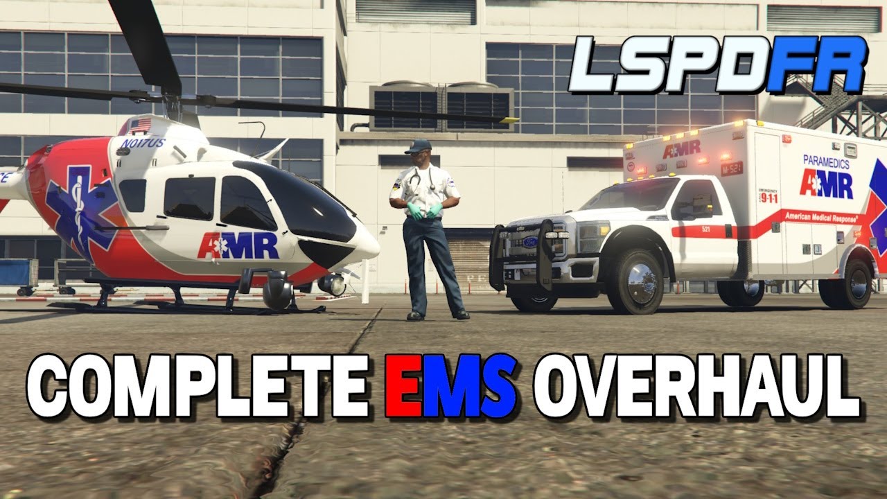 EMS Overhaul | Ambulance, Air Ambulance and Uniforms! | By Request | 2025 #gtav #lspdfr