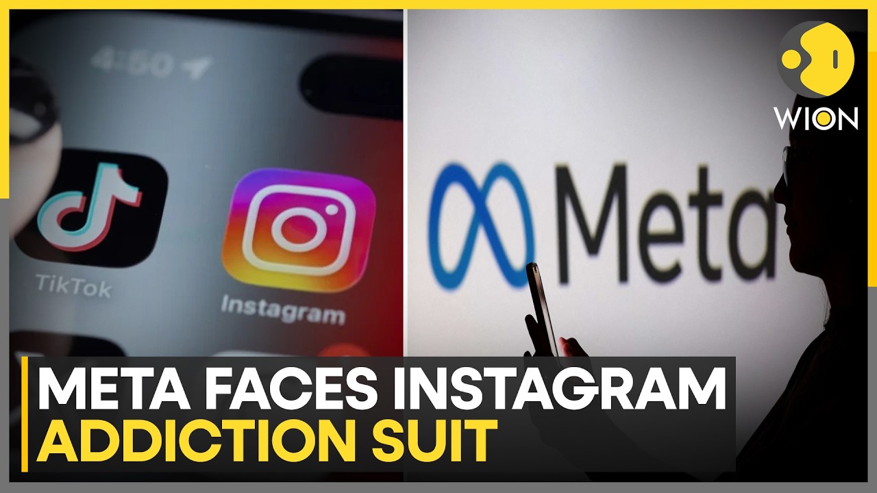 Meta Faces Instagram Addiction Lawsuit: Social Media Giant Under Fire | WION News
