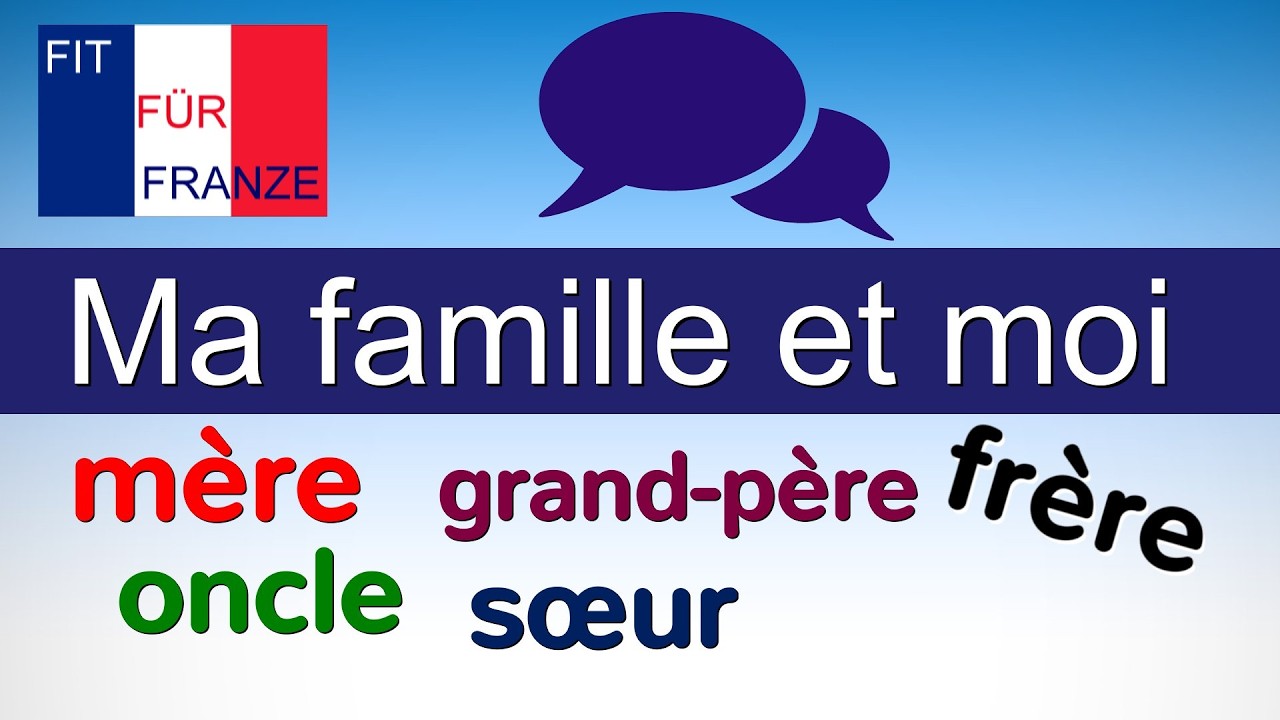 🇫🇷 Über seine Familie sprechen | #französischlernen