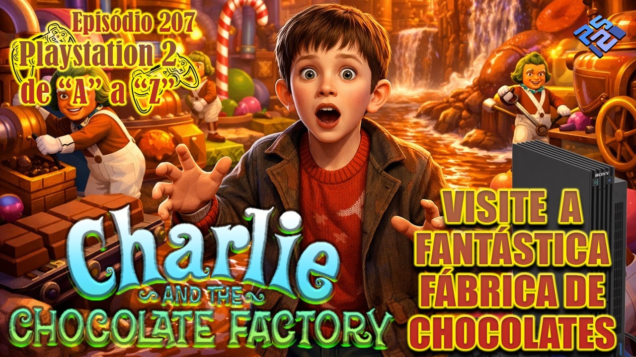 O BIZARRO jogo da Fantástica Fábrica de Chocolate no PS2 - Playstation 2 de 