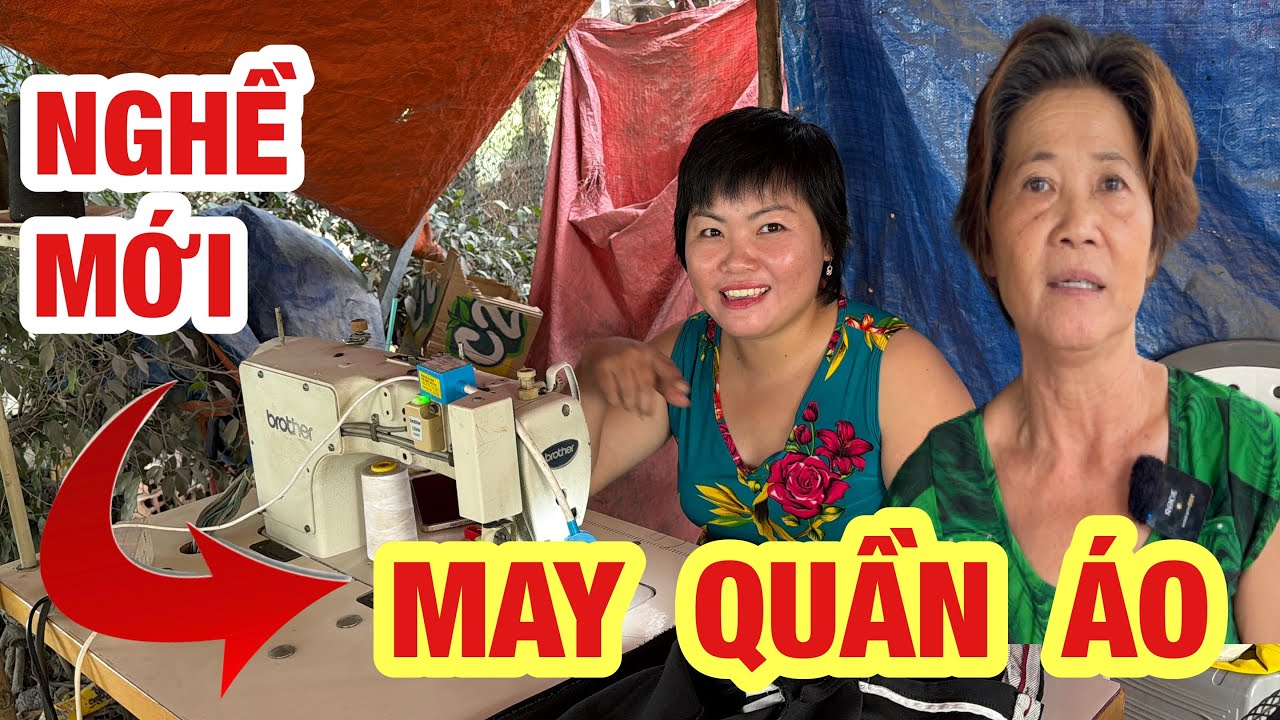 Áo vàng sui gia Trọng Sún đầu tư số tiền khủng mua bàn máy may sửa quần áo kiếm tiền nuôi con