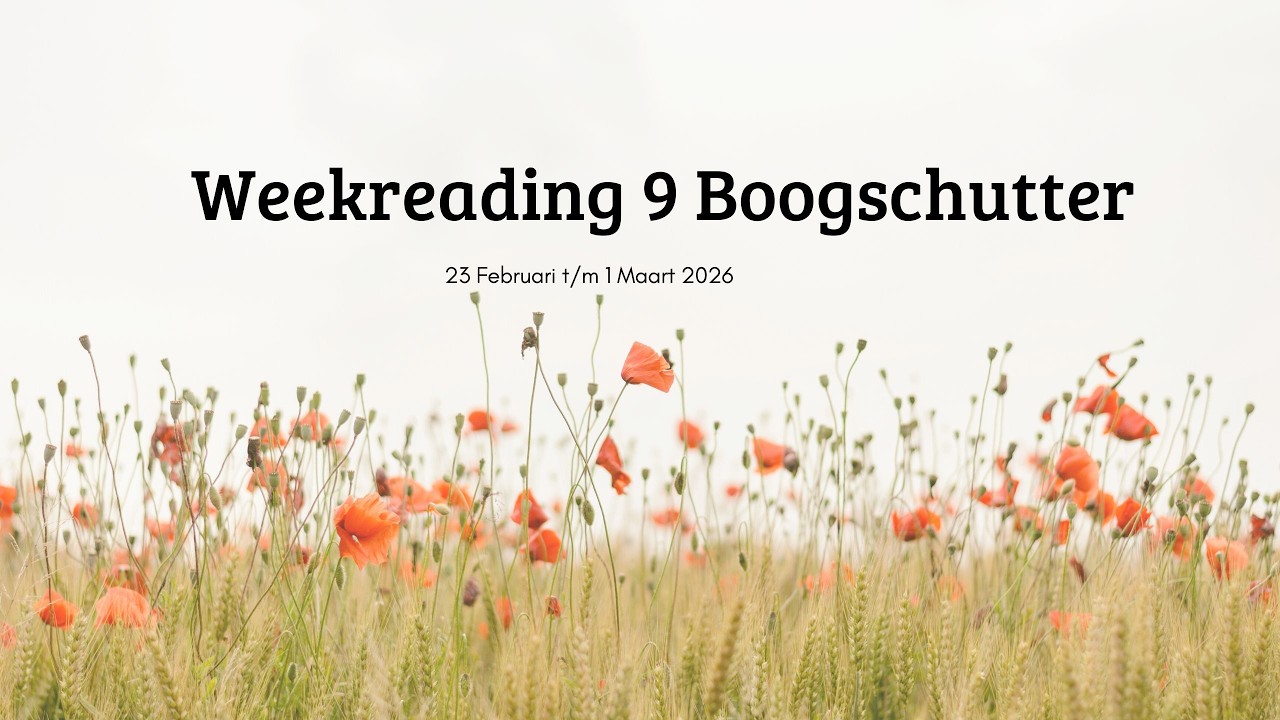 Weekreading 9 Boogschutter