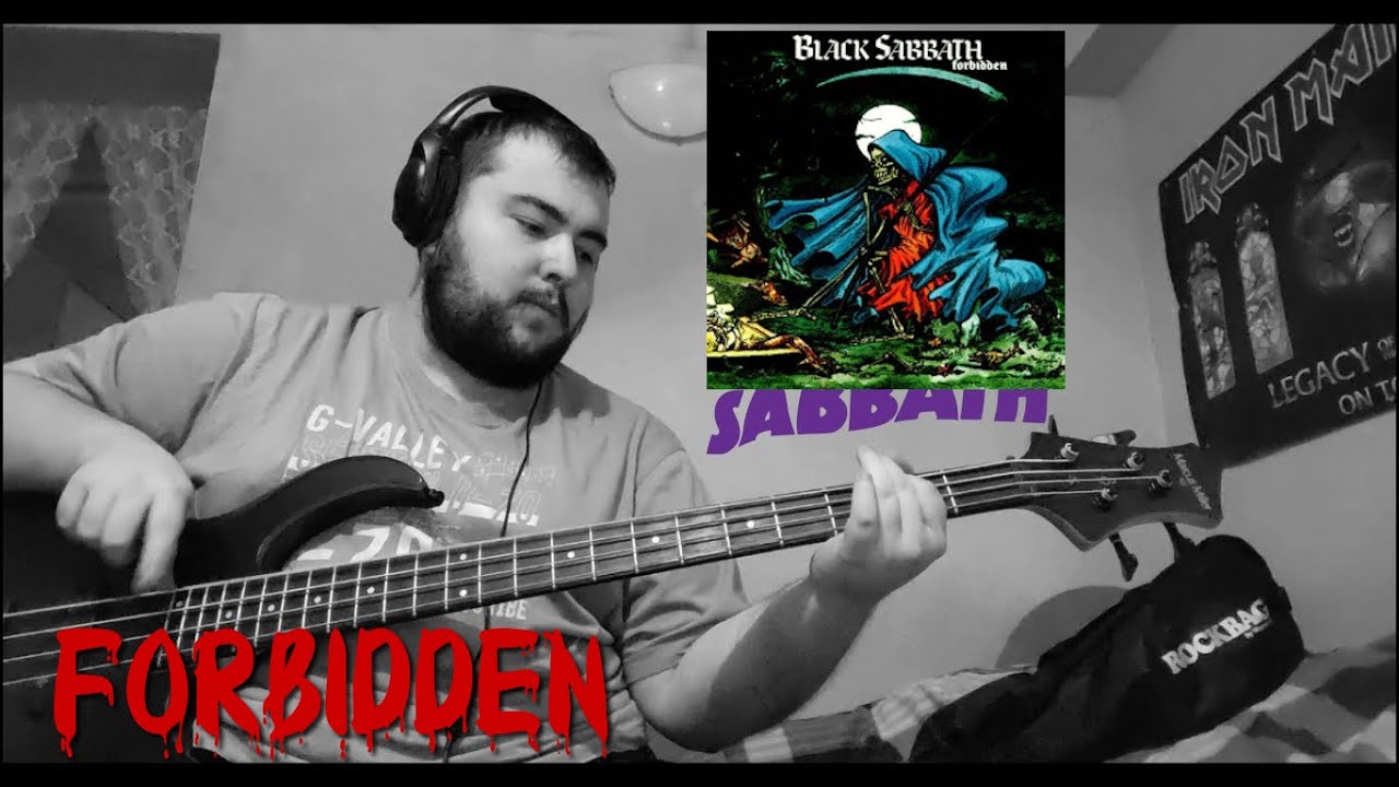 Black Sabbath - Forbidden (bass cover + tabs in description)
