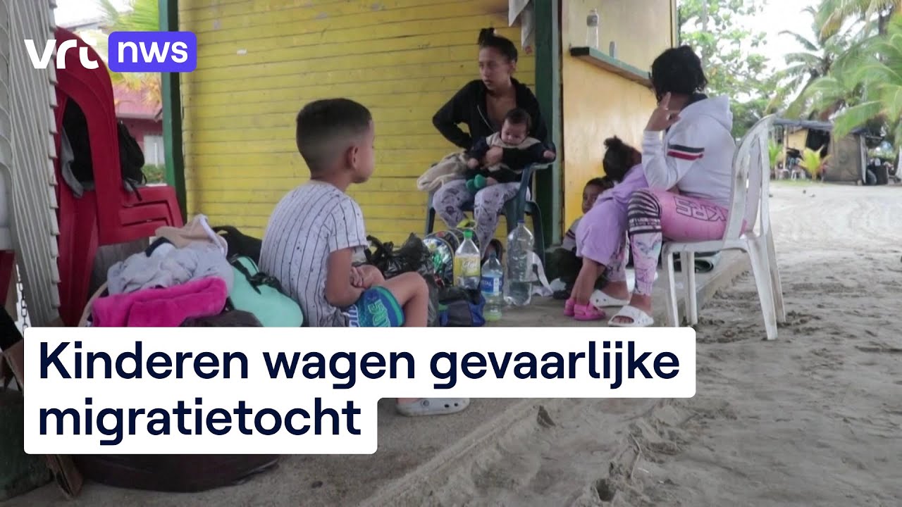 Recordaantal kinderen waagt zich aan gevaarlijke migratietocht door Zuid-Amerika