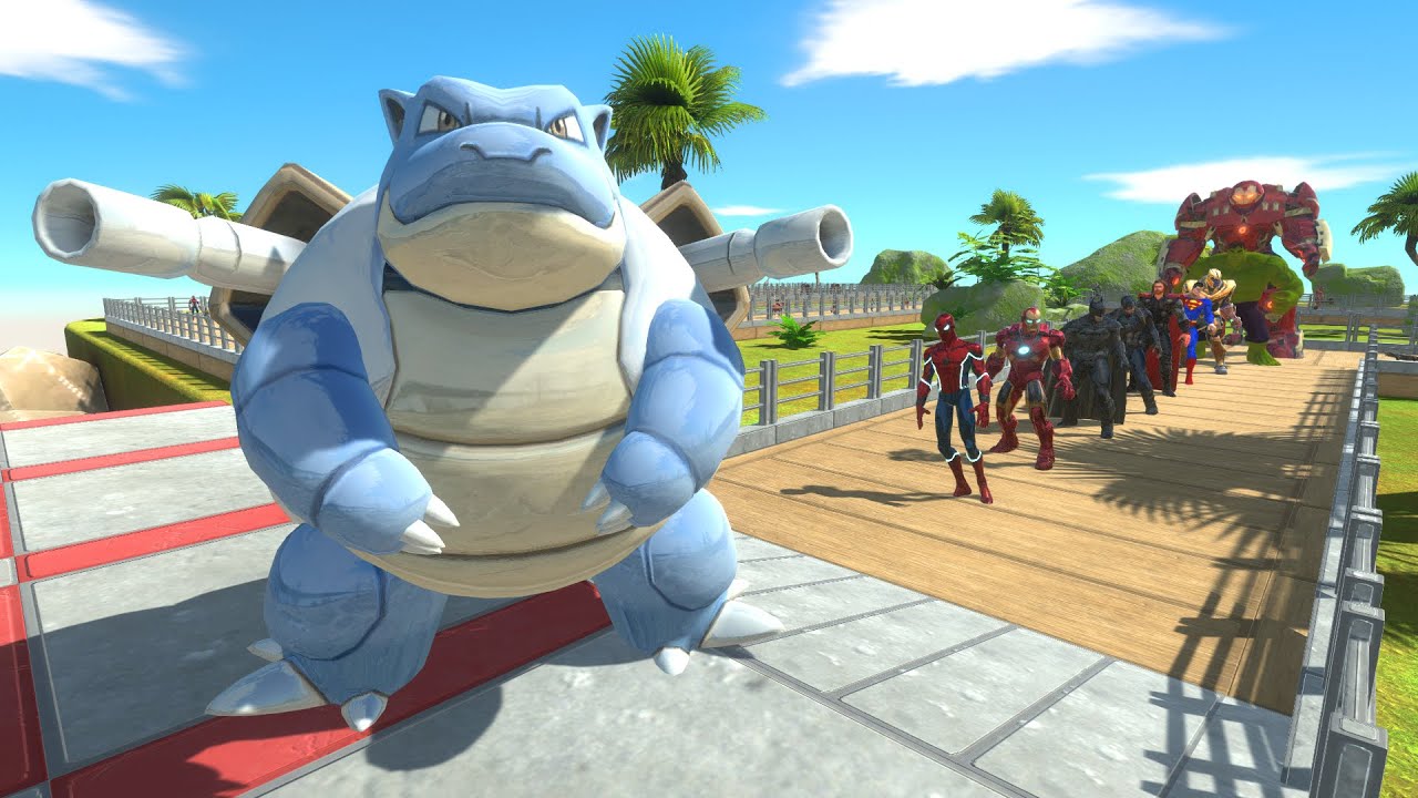 BLASTOISE OASIS DEATH RUN - Animal Revolt Battle Simulator