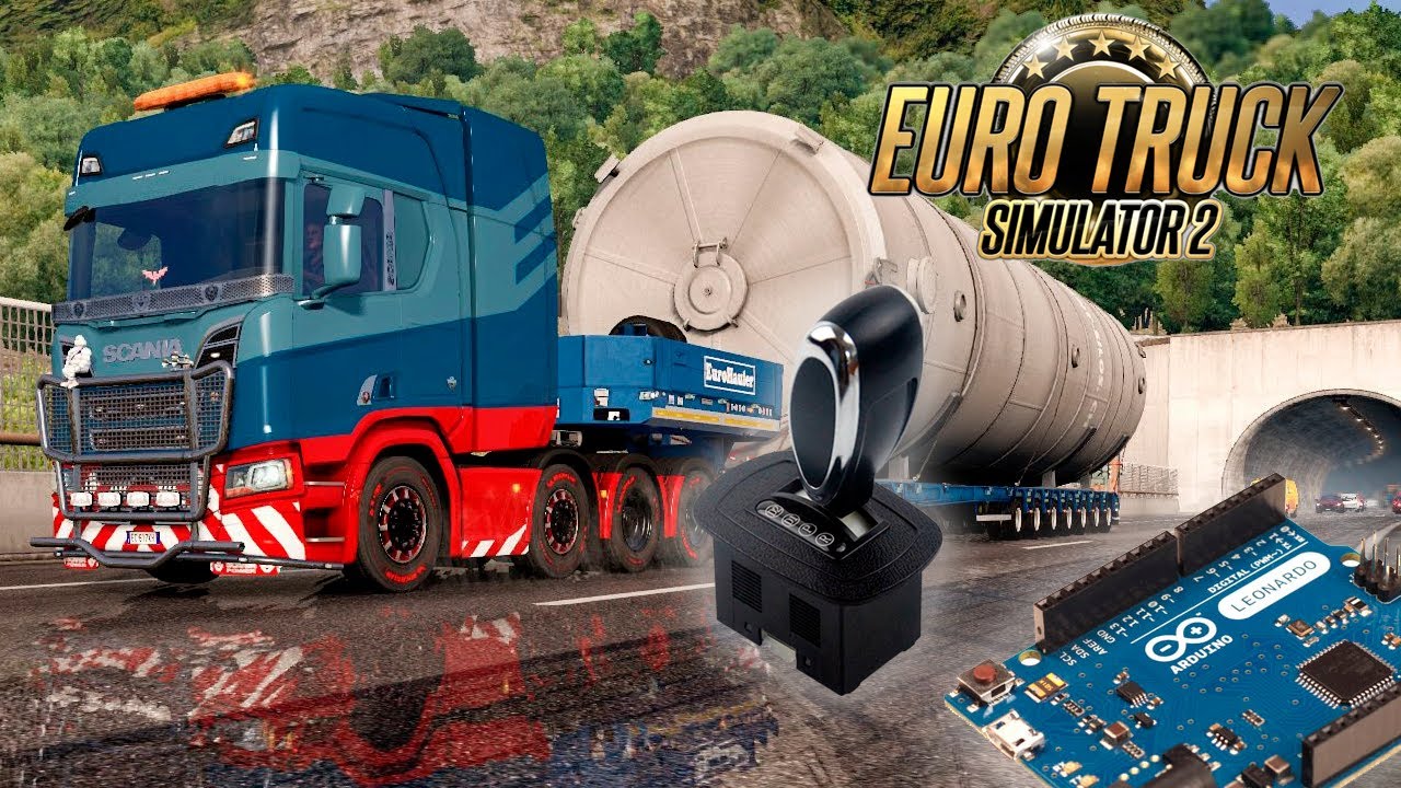 Cockpit Caseiro - Manopla para Câmbio Automático ou Freio Estacionário no Euro Truck Simulator 2
