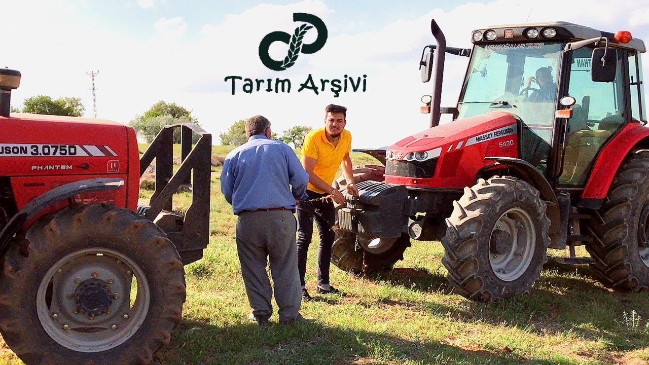 Hava Yapan Traktör Halat Kopardı !! Massey Ferguson 5430 VS 3075D Phantom