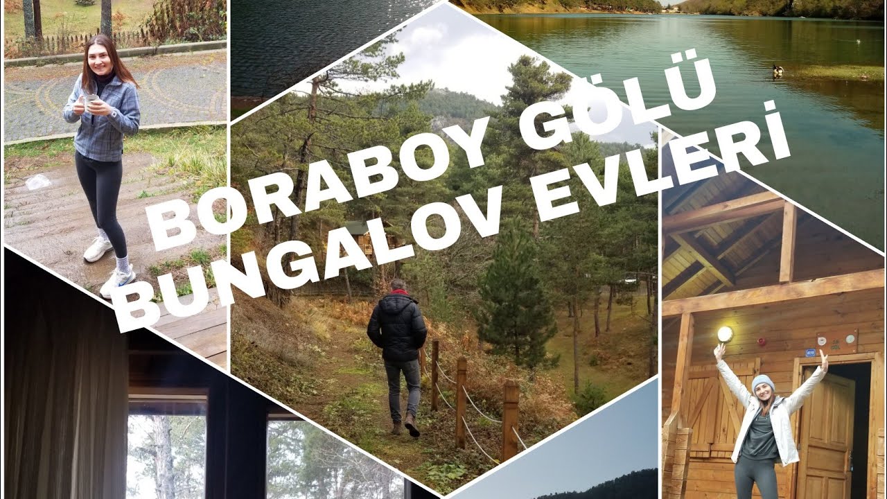 Boraboy Milli Parkında Renkli Göl ve Orman Manzaralı  Bungalov Evlerinde Bir Gün 🏚🤸🏻‍♀️