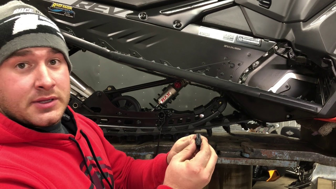 Installing rail mounted ice scratchers on a 2020 Backcountry XRS