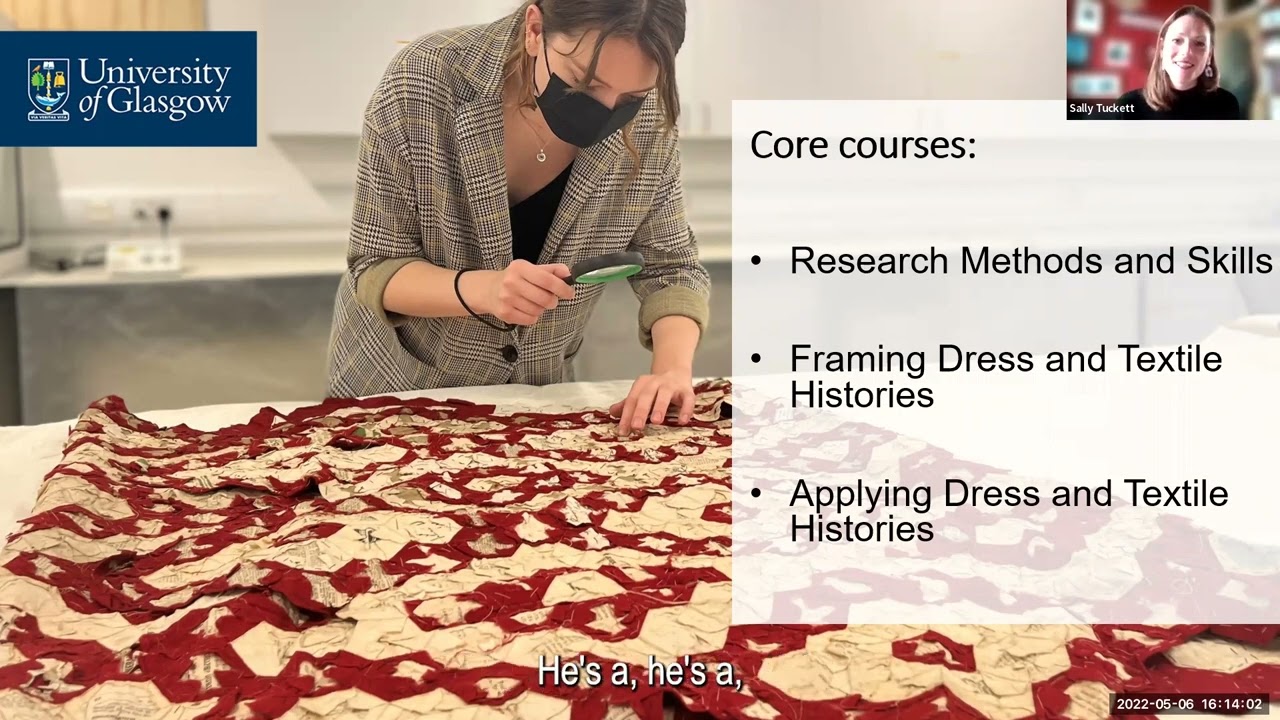 Dress & Textile Histories MLitt Presentation