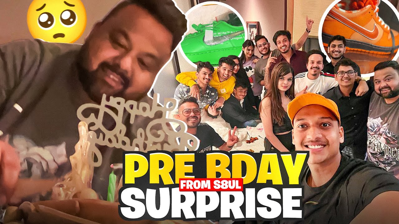S8UL Surprised Me for Pre Birthday Celebration | Rare sneakers unboxing