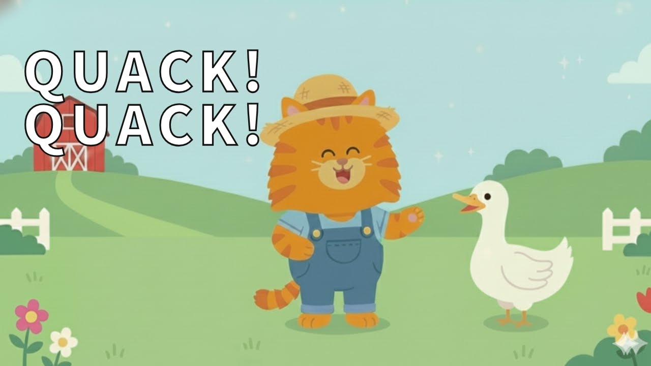 🪿Quack Quack! Old McDonald Had a Farm (DUCK)| Fun & Interactive English Song for Toddlers (0–3)