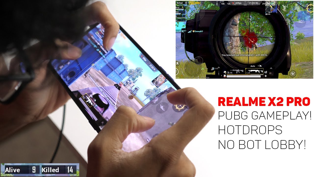 Realme X2 Pro- PUBG Mobile Gameplay Review! Full Gyro & Claw! 60 FPS monster?