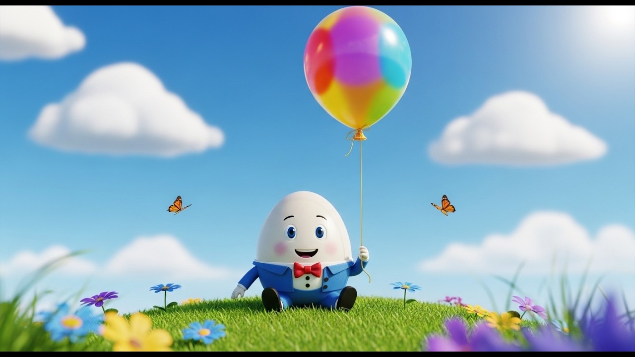 Humpty Dumpty’s Big Balloon | Fun Nursery Rhyme for Kids | Songs for Toddlers & Babies