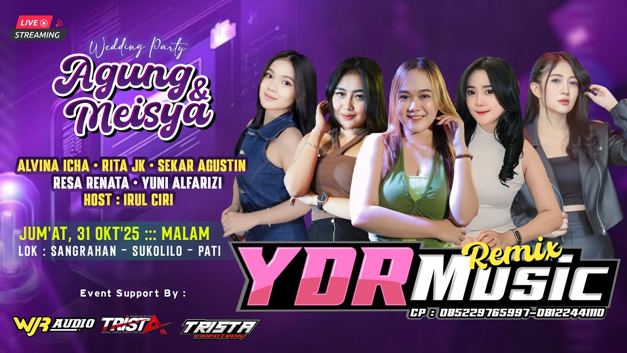 🔴STREAM YDR MUSIC / WEDDING 