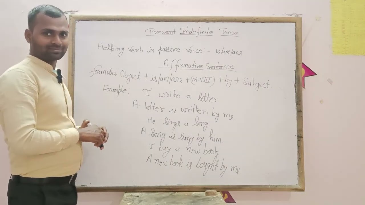 Passive voice Present Indefinite Tense 