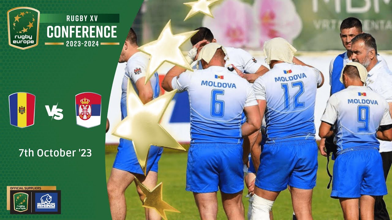 MOLDOVA vs SERBIA - RUGBY EUROPE CONFERENCE (Pool A) 2023/24