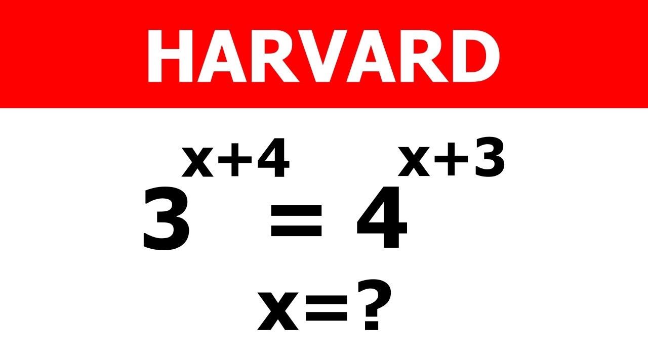 HARVARD | ¿Puedes Resolver Este Problema?
