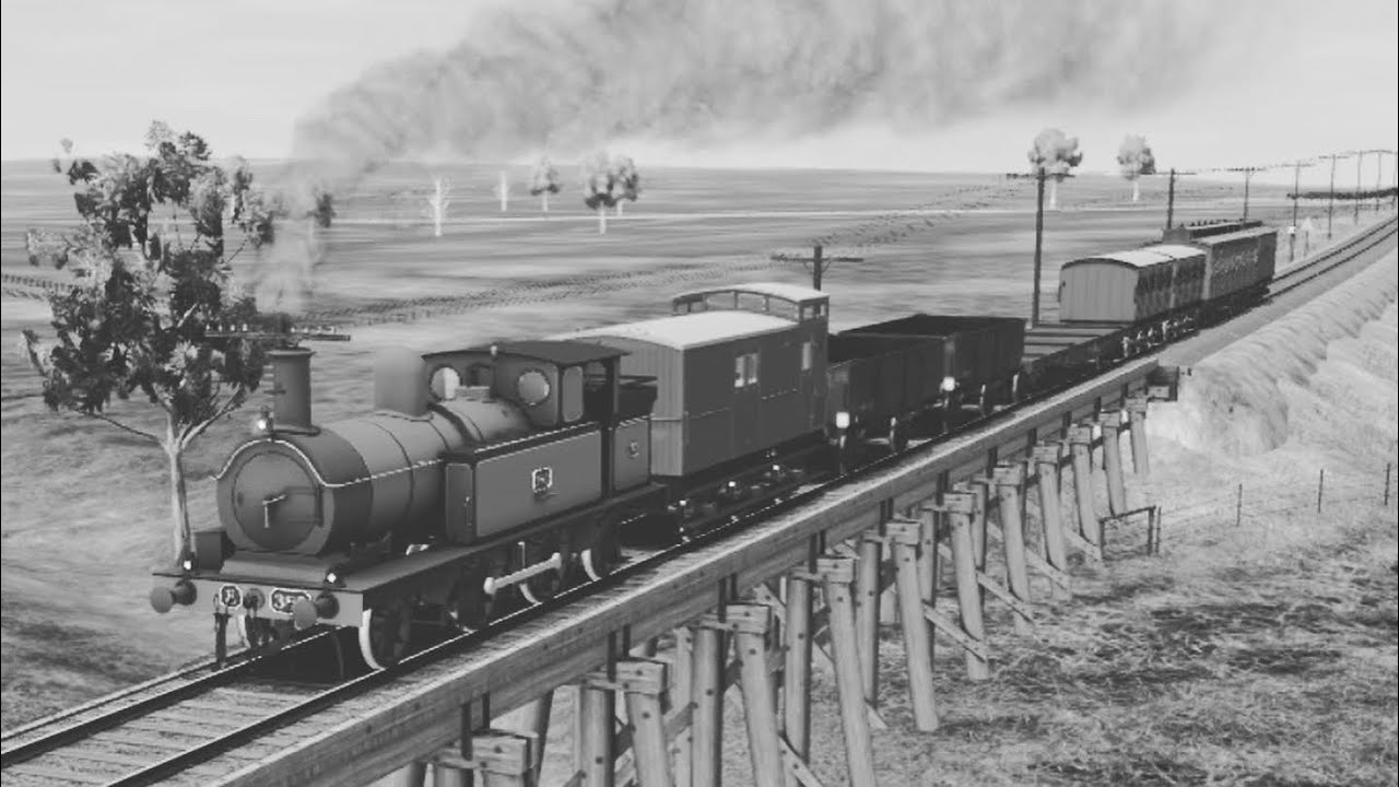 Trainz on the Healesville line 1915
