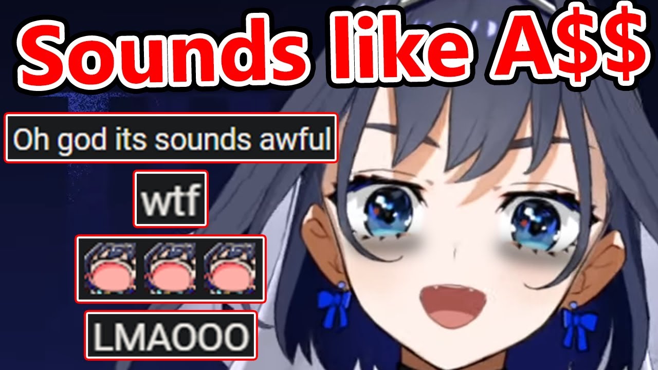 Kronii lost it when she heard how bad her own voice really is