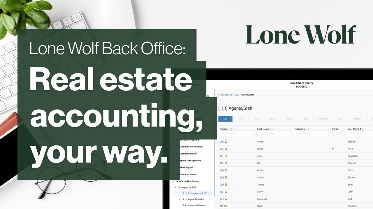 Real estate back office software for payroll, commissions & compliance | Lone Wolf Back Office