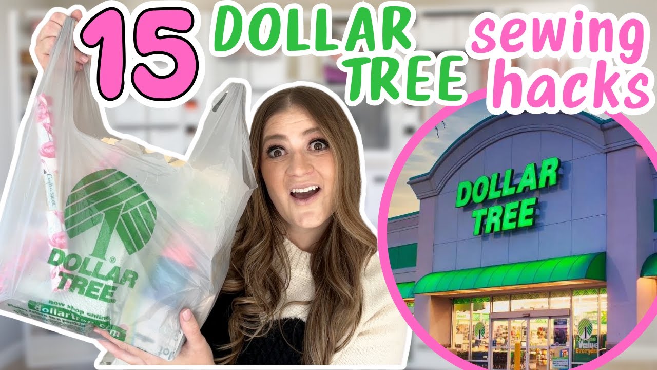 15 Dollar Store Sewing Hacks for $22 - BEST EVER Dollar Tree Sewing Tips