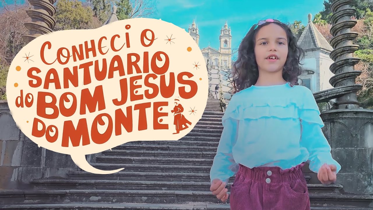 Eu conheci o Santuário do Bom Jesus do Monte em Braga, Portugal!