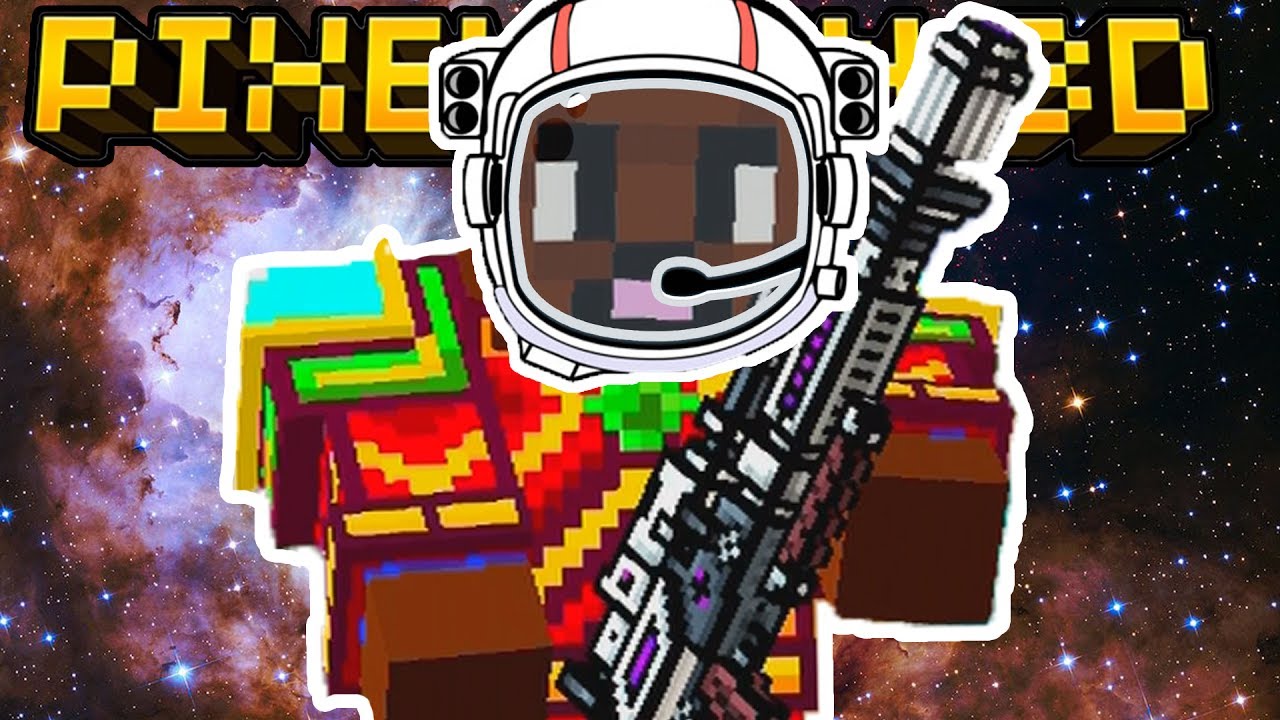 NEW SPACE RIFLE WEAPON!! | Pixel Gun 3D