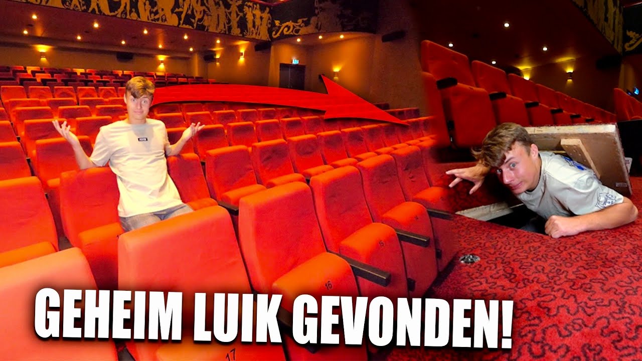 VERSTOPPERTJE SPELEN IN EEN GESLOTEN BIOSCOOP!